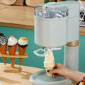 Kompakte Mini-Softeismaschine 1L mit Einfachtastenbedienung, Ideal für Fruchteis und Desserts