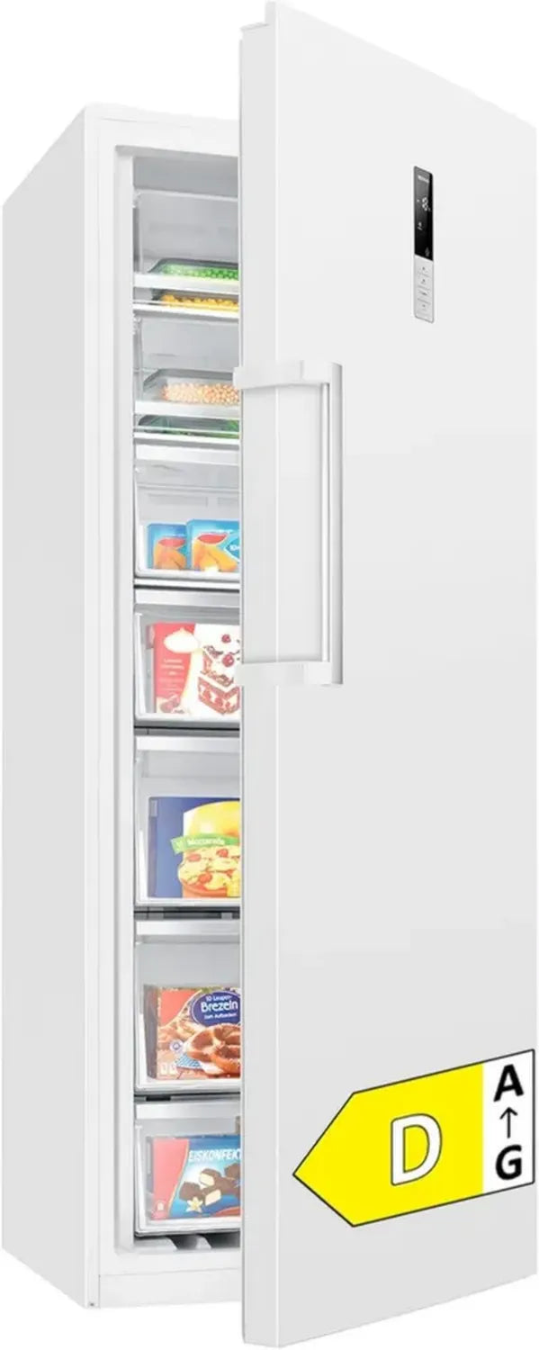 Bomann Gefrierschrank 380L NoFrost, 70 cm, 2in1 Funktionen, 186 cm Höhe, 5 Schubladen, wechselbarer Türanschlag