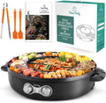 Elektrischer Hot Pot und Grill für 8 Personen - 220V, 2200W, Abnehmbarer Topf